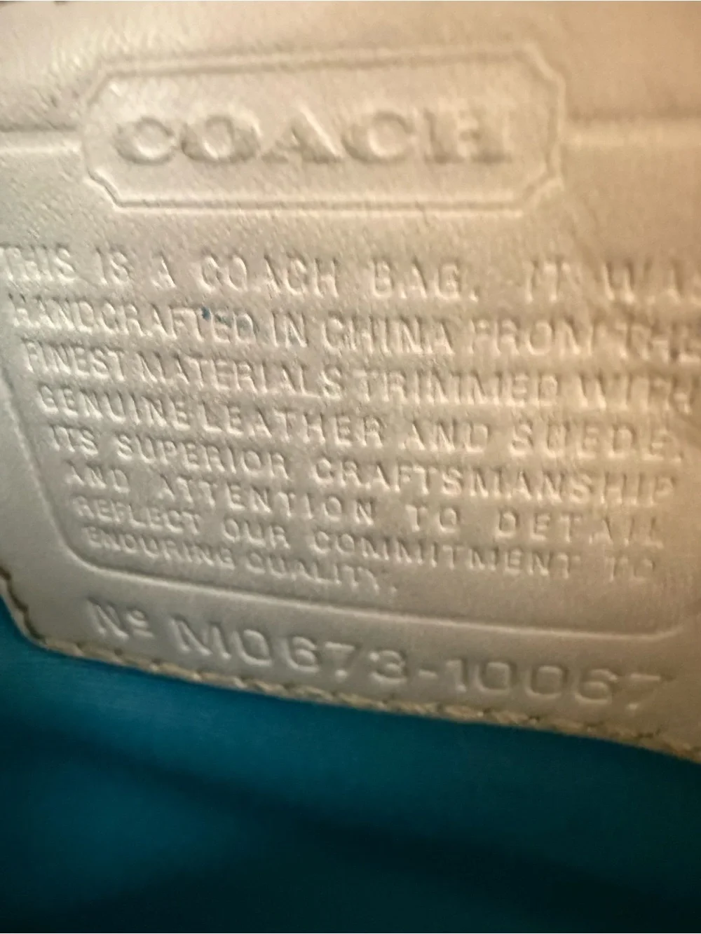 Coach Multicolor Striped Canvas Tote Bag